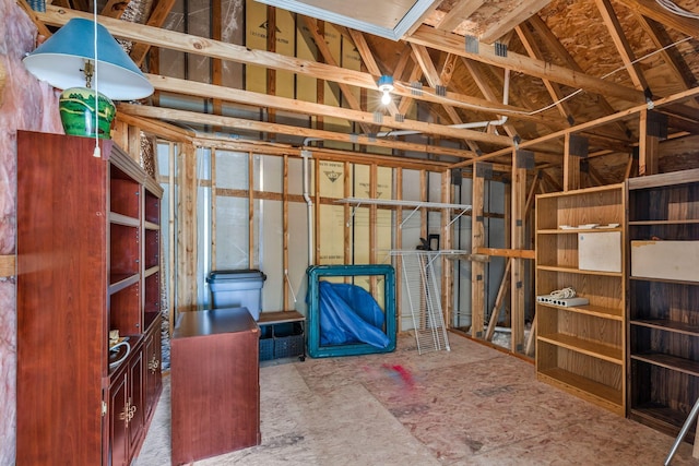 view of storage