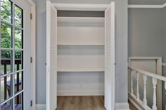view of closet