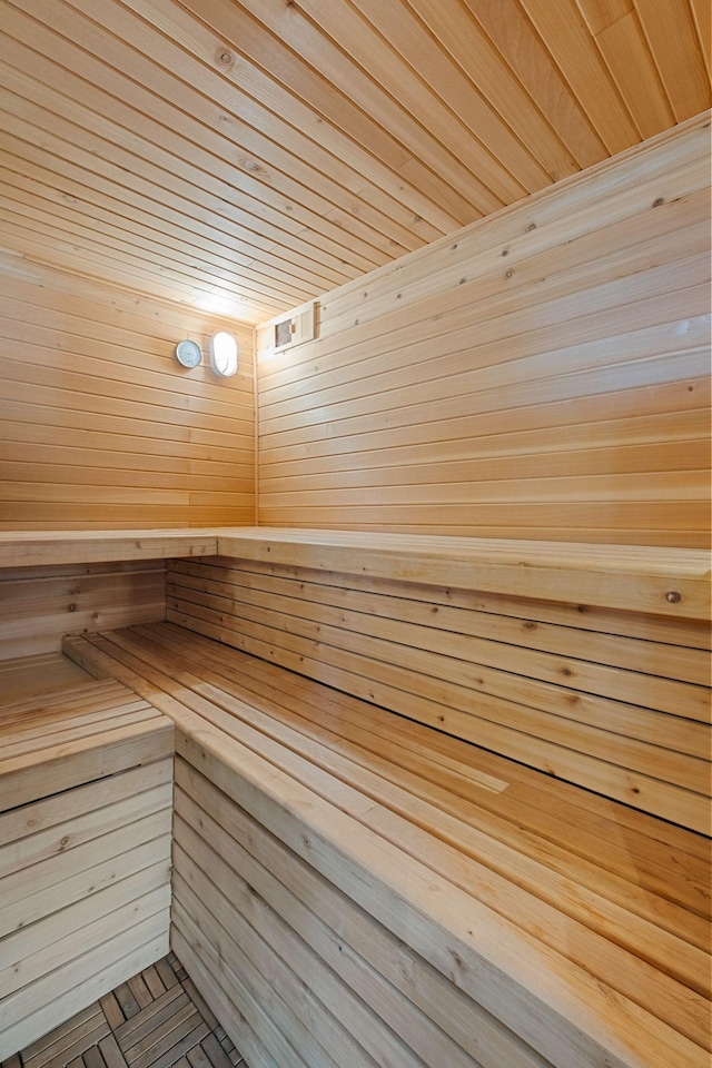 1122 Oman Dr, Brentwood, TN 37027 - sauna / steam room with wooden ceiling and wooden walls