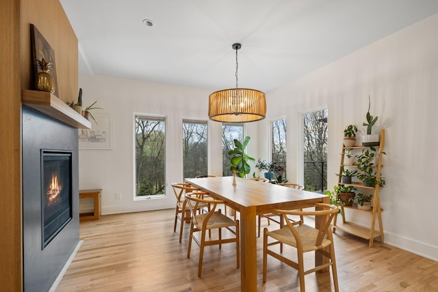 1122 Oman Dr, Brentwood, TN 37027 - dining space with light wood finished floors, healthy amount of natural light, and baseboards