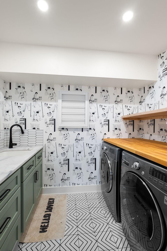 1122 Oman Dr, Brentwood, TN 37027 - laundry room with washing machine and clothes dryer