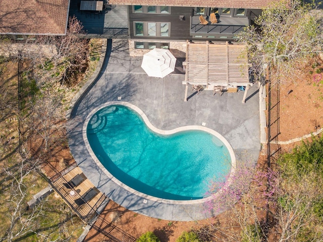 1122 Oman Dr, Brentwood, TN 37027 - view of swimming pool featuring a patio