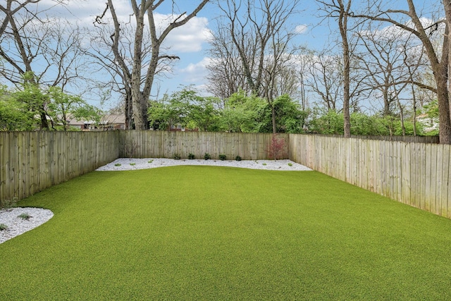 1547 Battlefield Dr, Nashville, TN 37215 - view of yard with a fenced backyard