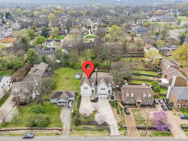 1547 Battlefield Dr, Nashville, TN 37215 - drone / aerial view with a residential view