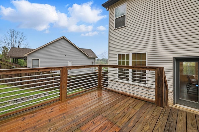 1006 Chisolm Trl, Goodlettsville, TN 37072 - view of wooden deck