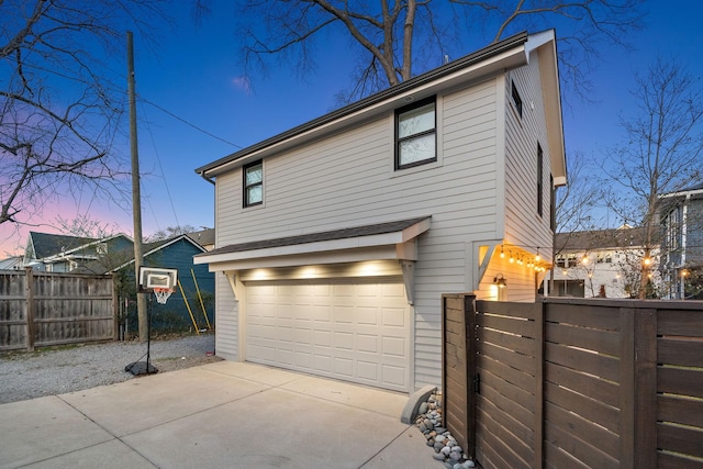 920A Kirkwood Ave, Nashville, TN 37204 - exterior space with driveway, an attached garage, and fence