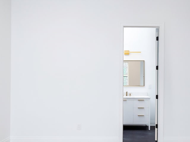 3848 Granny White Pike, Nashville, TN 37204 - empty room featuring baseboards and dark wood-style floors