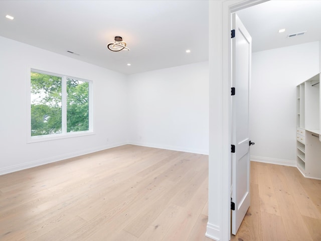 3848 Granny White Pike, Nashville, TN 37204 - unfurnished bedroom featuring light wood finished floors, baseboards, and recessed lighting