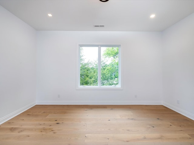 3848 Granny White Pike, Nashville, TN 37204 - spare room with light wood-style floors, baseboards, and recessed lighting