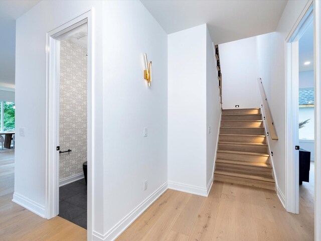 3848 Granny White Pike, Nashville, TN 37204 - stairs featuring wood finished floors and baseboards