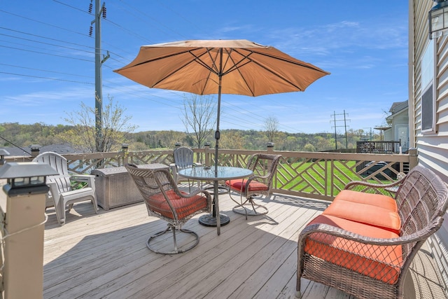 133 Grove Ln S, Hendersonville, TN 37075 - view of wooden deck