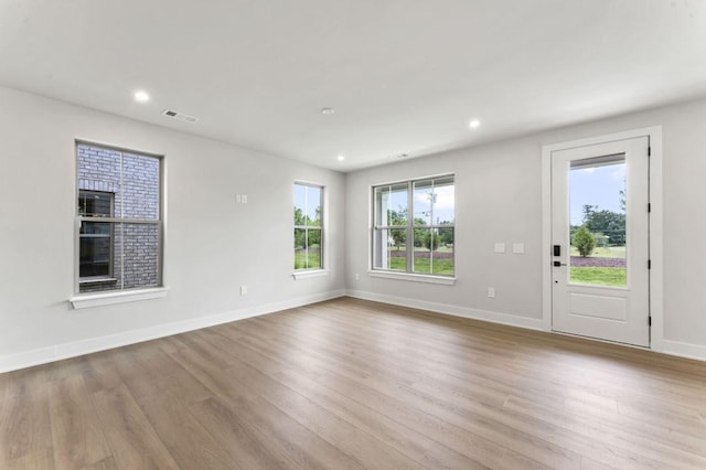 2615 Wilkinson Pike Unit 7A, Murfreesboro, TN 37129 - unfurnished room featuring wood finished floors and recessed lighting