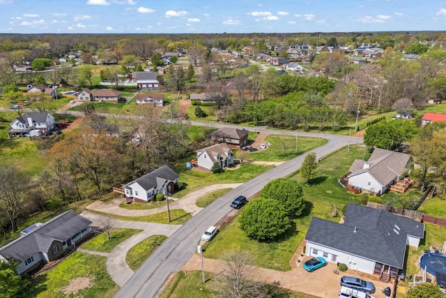birds eye view of property featuring a residential view