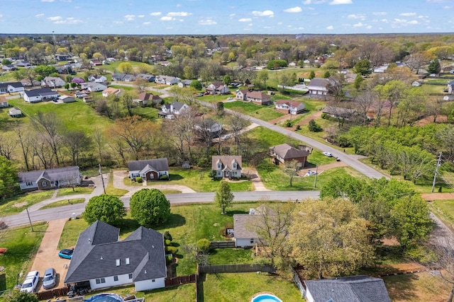 birds eye view of property featuring a residential view
