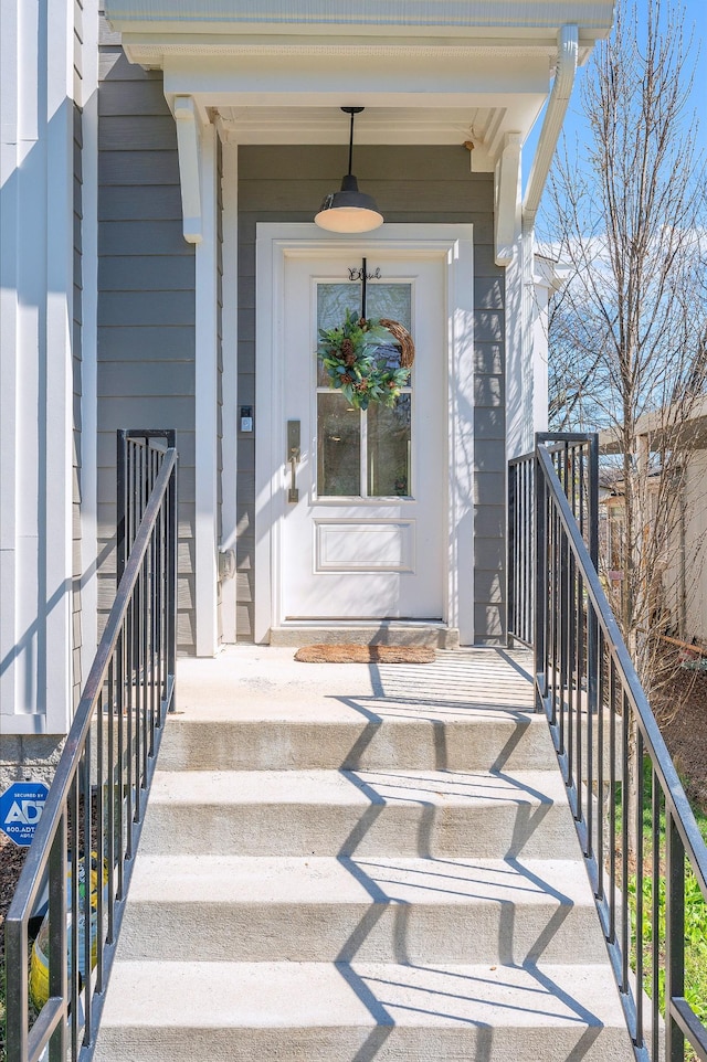 view of entrance to property