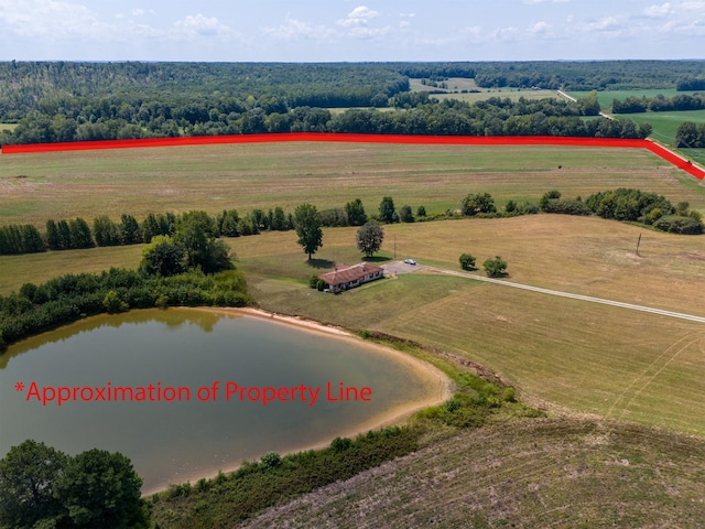 2589 Presley Ridge Rd, Sardis, TN 38371 - birds eye view of property with a rural view