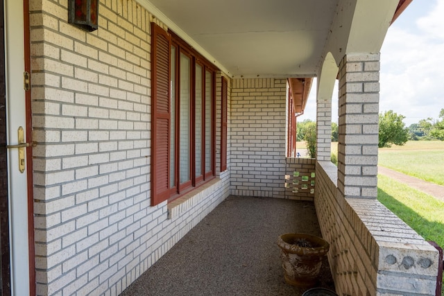2589 Presley Ridge Rd, Sardis, TN 38371 - view of patio / terrace with a porch
