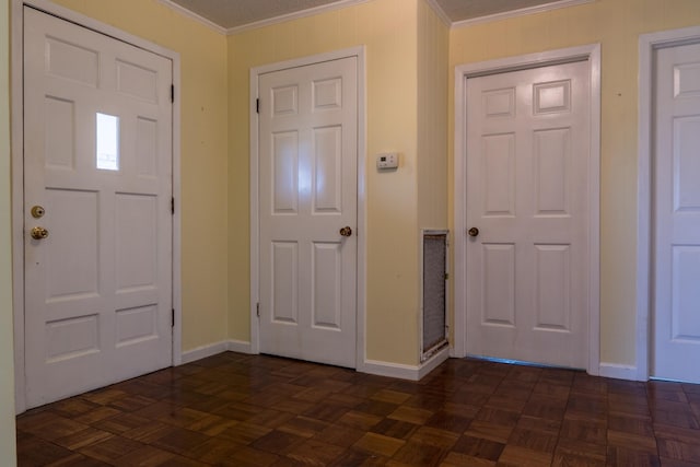 2589 Presley Ridge Rd, Sardis, TN 38371 - entrance foyer featuring crown molding and baseboards