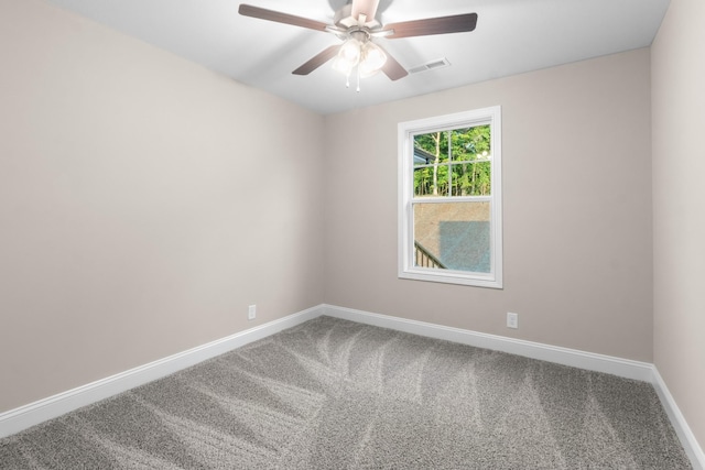 28 Gratton Ests, Clarksville, TN 37043 - carpeted empty room with a ceiling fan, baseboards, and visible vents