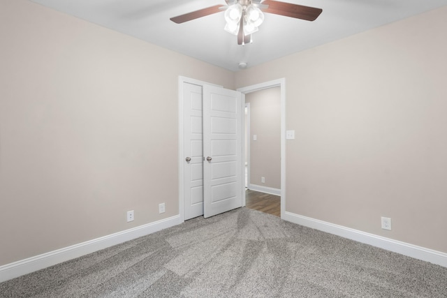 28 Gratton Ests, Clarksville, TN 37043 - carpeted spare room with baseboards and ceiling fan