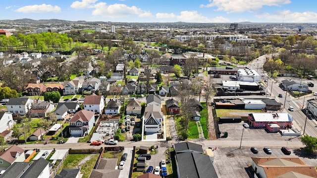 drone / aerial view featuring a residential view