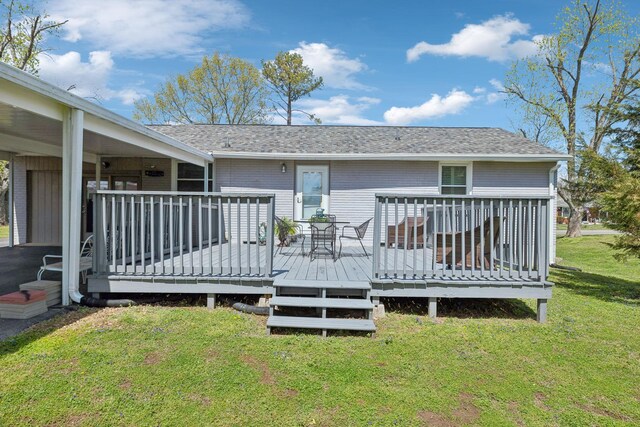 3132 Stafford Dr, Nashville, TN 37214 - wooden terrace with a lawn