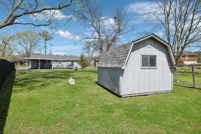 3132 Stafford Dr, Nashville, TN 37214 - view of shed with fence