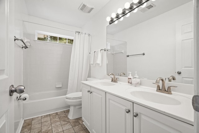 513 Cold Stream Pl, Nashville, TN 37221 - full bathroom featuring a sink, visible vents, and toilet