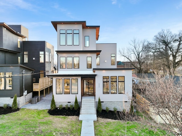 1008 Douglas Ave Unit 1000 996, Nashville, TN 37206 - back of house featuring crawl space and cooling unit