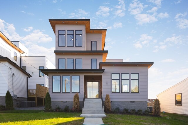 1008 Douglas Ave Unit 1000 996, Nashville, TN 37206 - contemporary house with crawl space, a front yard, and central AC