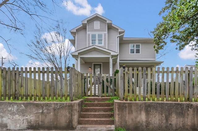 1603A 9th Ave N, Nashville, TN 37208 - view of front facade featuring a fenced front yard