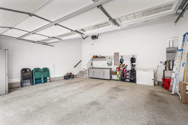1701 Glen Echo Rd, Nashville, TN 37215 - garage featuring refrigerator and a garage door opener