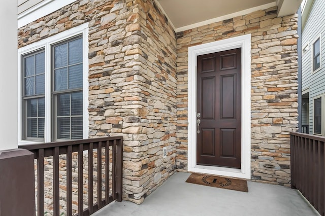 1701 Glen Echo Rd, Nashville, TN 37215 - property entrance with stone siding