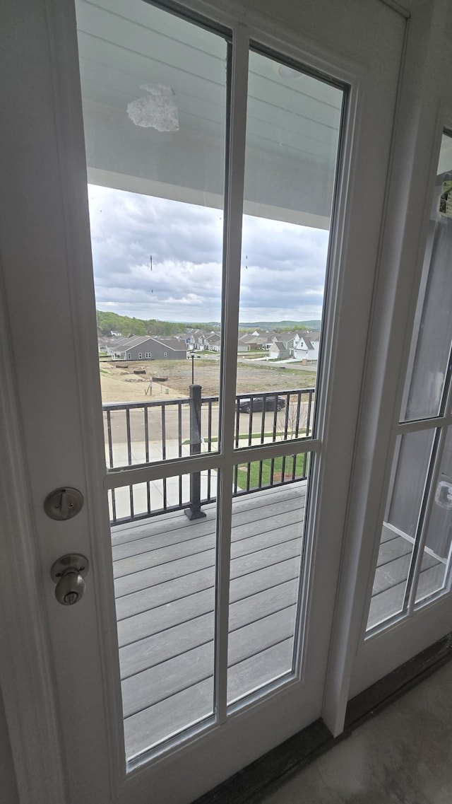 view of doorway