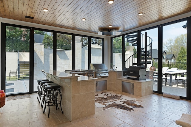 9812 Windrose Cir, Chattanooga, TN 37421 - sunroom featuring a wealth of natural light