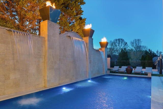 9812 Windrose Cir, Chattanooga, TN 37421 - view of swimming pool with a patio area, fence, and a fenced in pool