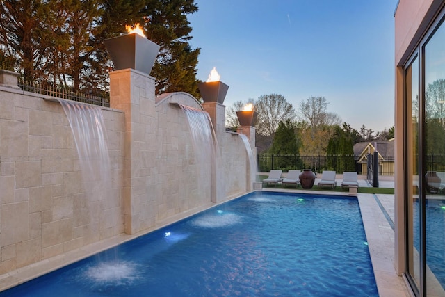 9812 Windrose Cir, Chattanooga, TN 37421 - view of swimming pool featuring fence and a fenced in pool