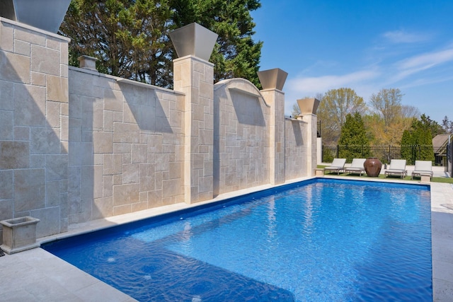 9812 Windrose Cir, Chattanooga, TN 37421 - view of swimming pool featuring a fenced in pool and fence