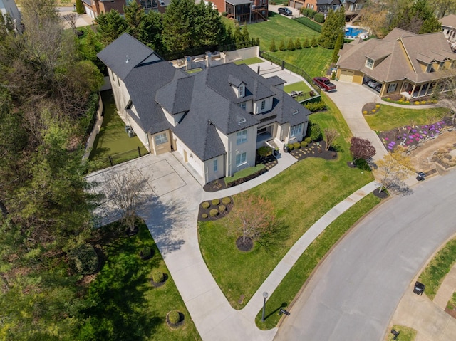 9812 Windrose Cir, Chattanooga, TN 37421 - birds eye view of property featuring a residential view