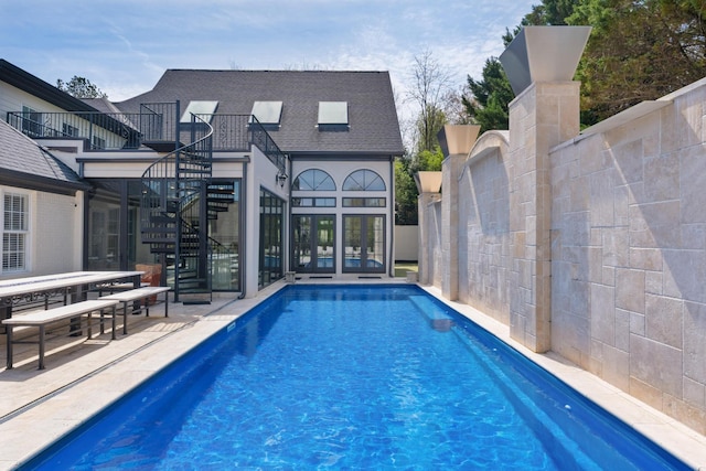 9812 Windrose Cir, Chattanooga, TN 37421 - pool featuring a patio and stairs