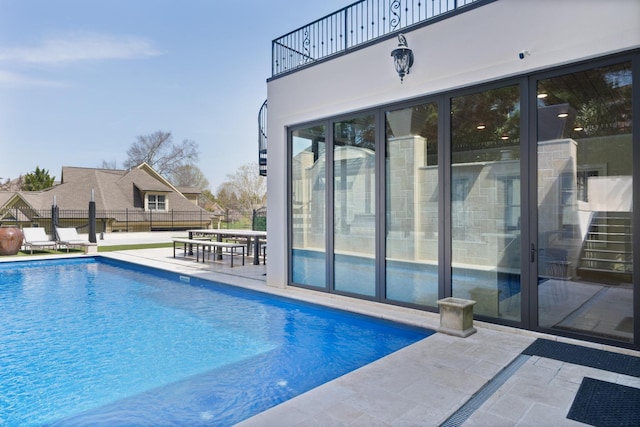 9812 Windrose Cir, Chattanooga, TN 37421 - view of pool featuring a patio area, fence, and a fenced in pool