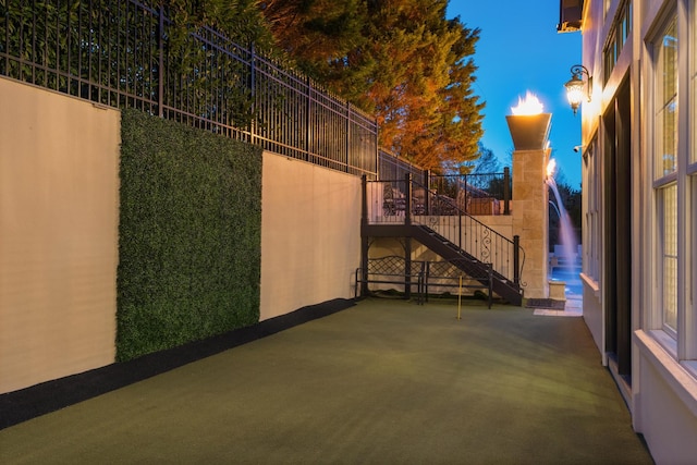 9812 Windrose Cir, Chattanooga, TN 37421 - view of patio / terrace with stairway