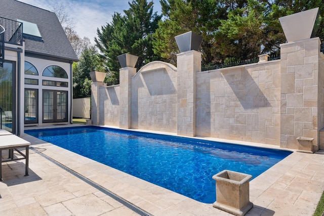 9812 Windrose Cir, Chattanooga, TN 37421 - pool with a patio and french doors
