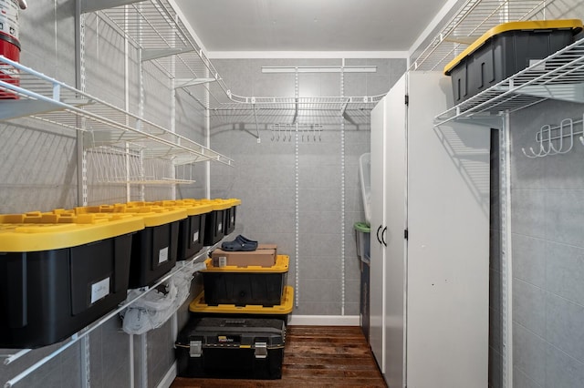 view of storage
