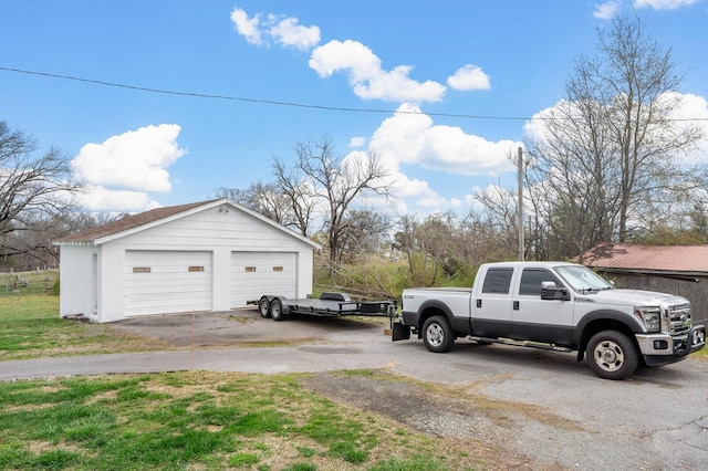 exterior space with driveway