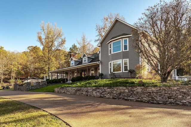 5267 Lickton Pike, Goodlettsville, TN 37072 - view of front facade with covered porch and a front yard