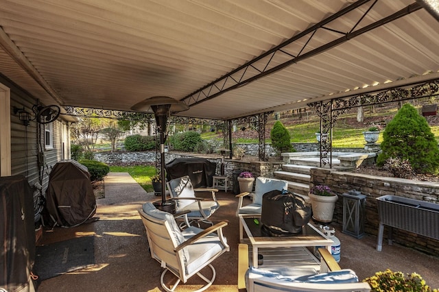 5267 Lickton Pike, Goodlettsville, TN 37072 - view of patio with area for grilling