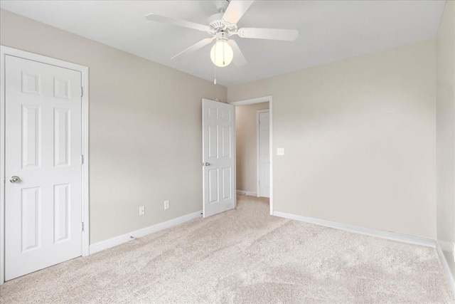 106 Irving Hills Ct, Lascassas, TN 37085 - unfurnished bedroom with baseboards, carpet, and a ceiling fan