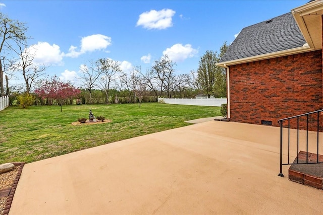 106 Irving Hills Ct, Lascassas, TN 37085 - view of patio featuring fence