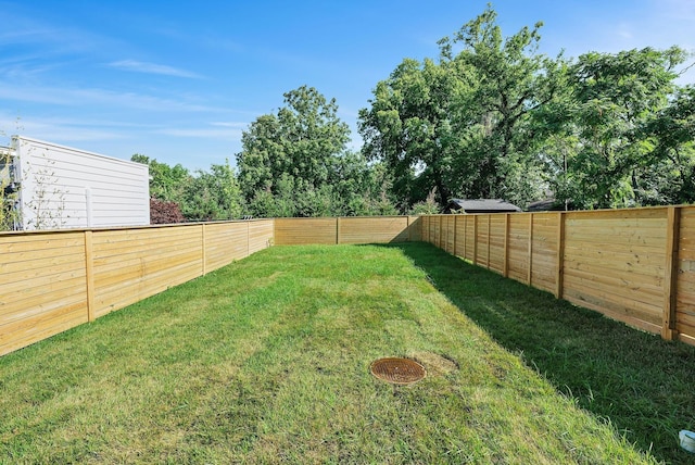 843B Dewees Ave, Nashville, TN 37204 - view of yard with a fenced backyard